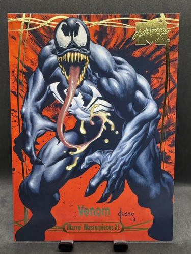 Venom Gold Foil /499 - 2024 Upper Deck Marvel Masterpieces XL #86