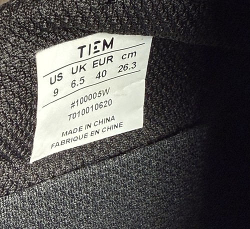 Tiem Women’s Slipstream Cycling Shoe Black Mesh Indoor Spin Biking Sneaker Sz 9 - Picture 8 of 8