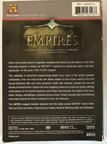 Empires DVD 14-Disc Set History Battles & Great Warriors of the Ancient World - Picture 2 of 5