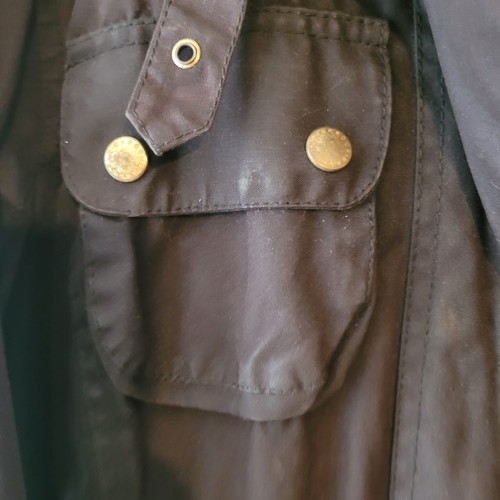 BARBOUR INTERNATIONAL WAX Jacket - UK10 - Black - Great Condition - Women’s - Picture 3 of 14