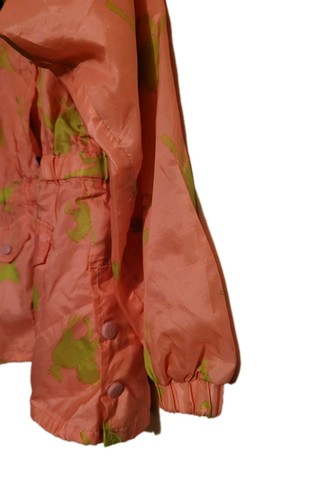 Outback Trading Company Girls Jacket Size 12 Pink Horse Print Windbreaker Coat - Picture 5 of 10