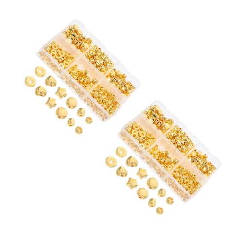  Tapas de cuentas para joyería hechas a mano cuentas espaciadoras sueltas espaciadoras pulseras - Imagen 17 de 20