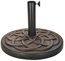 35lb Heavy Duty Umbrella Base, Bronze