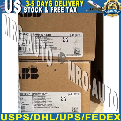 1PZ Nuovo ABB PM5032-R-ETH Modulo Unità di Elaborazione Centrale 1SAP123500R0072 - Foto 1 di 2
