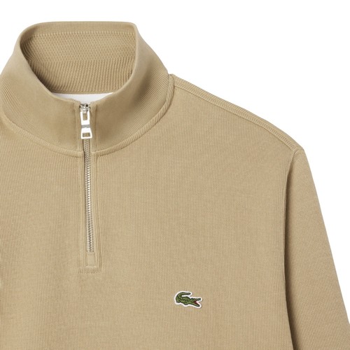 Lacoste Sweatshirt - Men's Lacoste 1/4 Zip Neck Cotton Sweat - SH1927 - BNWT - Picture 20 of 24