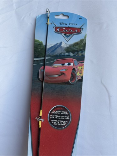 Shakespeare Disney Fishing Rod & Reel Combo Kid's Pixar Cars NWT - Picture 4 of 10