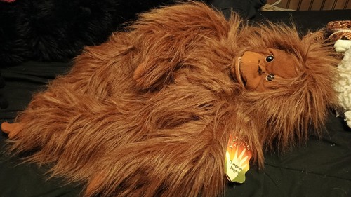 Folkmanis realistischer Orang-Utan-Affe 26 Zoll Puppe mit Etikett