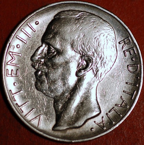 1927 Italien 10 Lire Vittorio Emanuele III KM# 68.1 - Bild 1 von 2