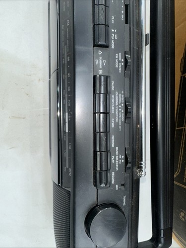 VTG Emerson AC2350 AM/FM Stereo Radio Dual Cassette Recorder Auto Reverse Retro - Picture 5 of 16