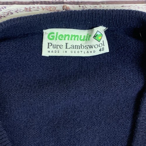 Maglione vintage Glenmuir Golf Ryder Cup 1993 maglia lana scollo a V - Foto 4 di 6