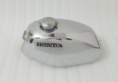 Honda SL350 SL 350 K1 1970 - 73 Chrome Steel Petrol Gas Tank +Monza Cap +Emblem