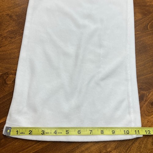 Cat in the Hat White Velour Flare Leg Lounge Pants Women’s Size L Y2K Rare! - Picture 10 of 15