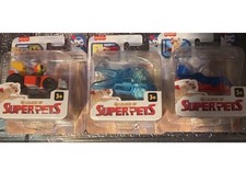 Fisher Price DC League of Super-Pets Set Of 3 Merton,Krypto/Space Krypto