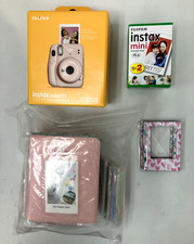 Fujifilm Instax Mini 11 Instant Camera Blush Pink & 40 Film Deluxe Bundle [N]