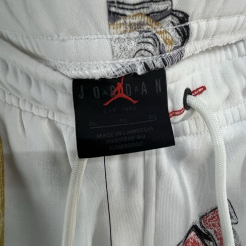 Air Jordan Herren Brooklyn Fleece Jogginghose Weiß Größe Medium FN4547-133 - Bild 5 von 10