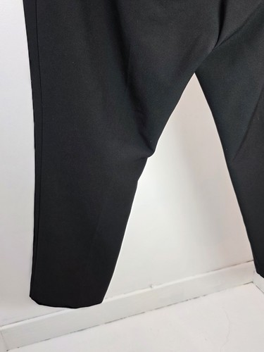 Pantalones de vestir Worthington para mujer cortos ajustados negros talla grande 20W - Imagen 19 de 23