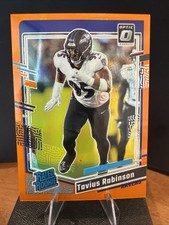 TAVIUS ROBINSON 2023 Panini Donruss Optic Rated Rookie Orange RAVENS RC /249
