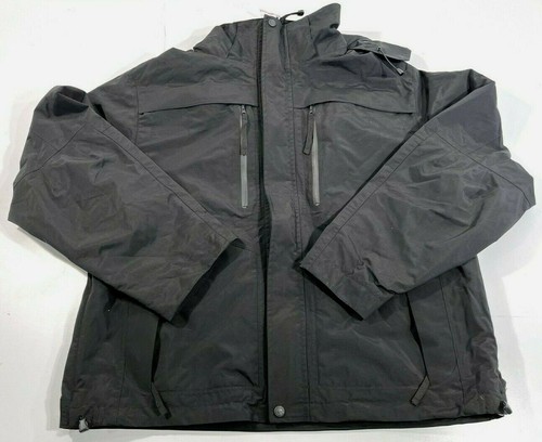 NWT LARGE 5.11 TACTICAL 5 IN 1 VALIANT DUTY JACKET BLACK 48153 LARGE REGULAR - Picture 1 of 7