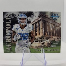 2024 Bowman U Chrome University Omarion Hampton Acropolis Insert UNC #A-7