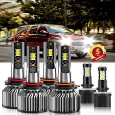 For Chevrolet Suburban 2500 2000-2006 LED Headlight Combo Hi/Low+Fog Light Bulb