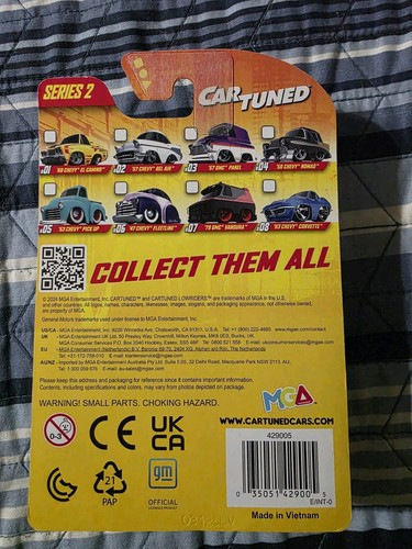 CAR TUNED ‘57 CHEVY BEL AIR # 02 - WHITE- SERIES 2 HOBBY EXCLUSIVE * RARE * - Picture 2 of 2