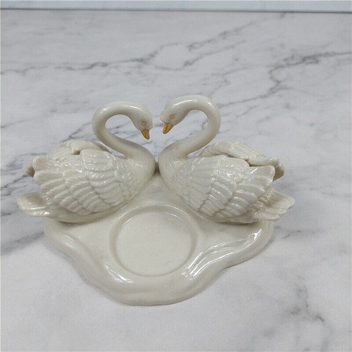Lenox Swan Shape Candlestick Spice Bottle Collectible Ceramic Ornaments - Picture 14 of 23