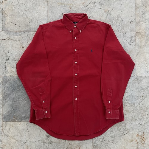 Vintage 80s Polo Ralph Lauren Made In USA Pony Button Down Shirt - Picture 1 of 3