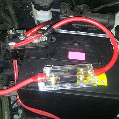 2 Gauge RV Amp Kit Power Amplifier Install Wiring 2 Channel RCA Cable & ANL Fuse - Picture 13 of 14
