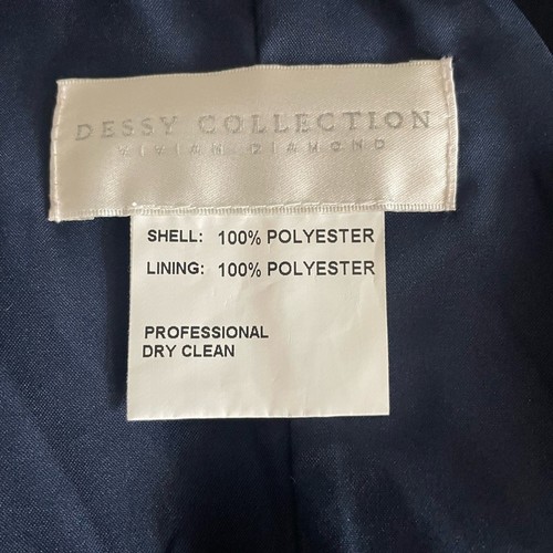 NWT Dessy Collection Midnight Gold Shimmer Wrap Maxi Dress size 2 - Imagen 5 de 14