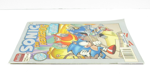 1995 Sonic the Hedgehog Special 25th Issue Vs. Mecha Sonic Comic 1 Newsstand VG - Picture 5 of 6