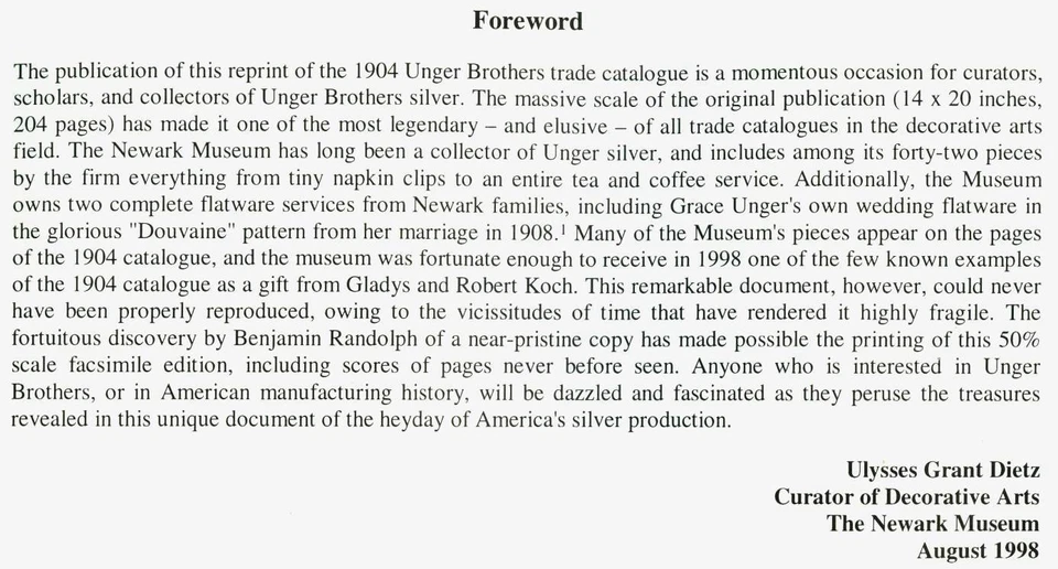 1904 Catalog of Unger Bros Sterling Silver Jewelry Flatware Novelties 212 Pages - Image 3 of 4