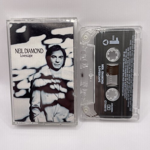 Neil Diamond Vintage Cassette Tapes Lot Of 2 Lovescape Sweet Caroline - Picture 2 of 5