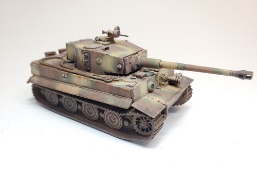 Pro-built 1:72 Panzerkampfwagen Tiger Ausf. E. Tiger I (Sd.Kfz.) w night vision - Picture 13 of 13