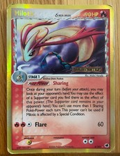 Milotic Delta Species 5/101 EX  Dragon Frontiers Stamped Reverse Holo Heavy Play