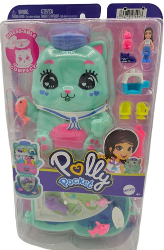 Polly Pocket Set Sail Kitty Kompakt Spielset Mattel Modepuppe Spielzeug Neu Versiegelt - Bild 1 von 9