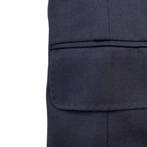 ¡Como nuevo! Blazer informal de lana 40 S J Crew X AWC azul marino liso calce ajustado peso cero - Imagen 7 de 13