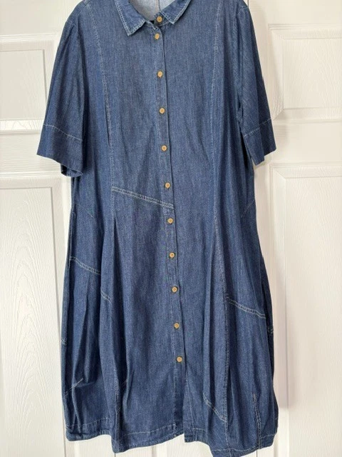 ebay denim shirt dress COS Mini denim Shirt dress Size 8