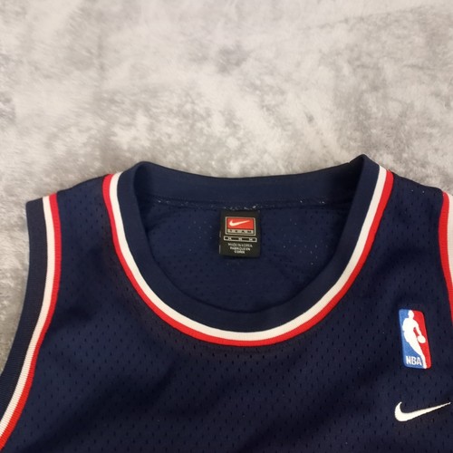 Camiseta deportiva cosida mediana Nike NBA baloncesto vintage de los New Jersey Nets Jason Kidd 5   - Imagen 9 de 18