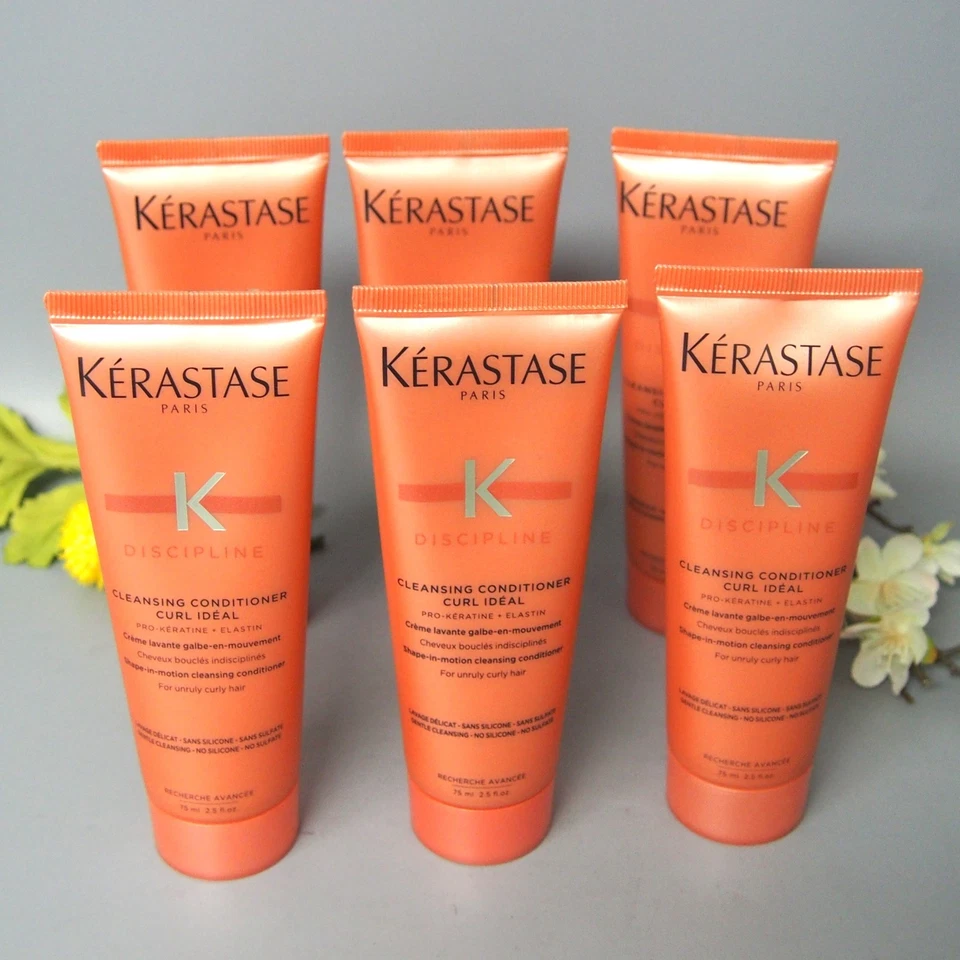 6 TRAVEL Kerastase Discipline Limpiador Acondicionador Rizo Ideal 75 ml / 2,5 oz Foto 4 de 4