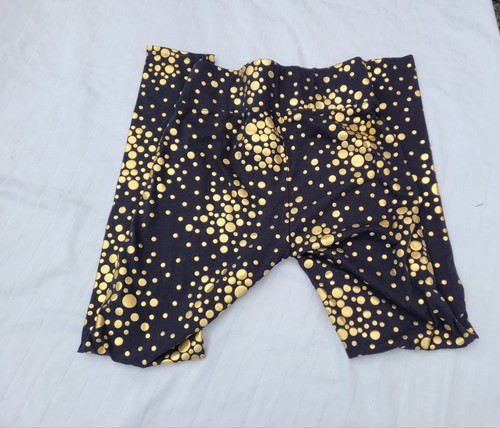 Leggings Nicki Minaj Barbz Fit stampa a pois oro e nero taglia small - Foto 4 di 5