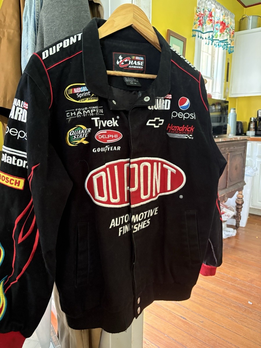 DU PONT Jeff Gordon Jacket Lサイズ Men's Jeff Gordon JH Design Red DuPont Twill Driver Uniform