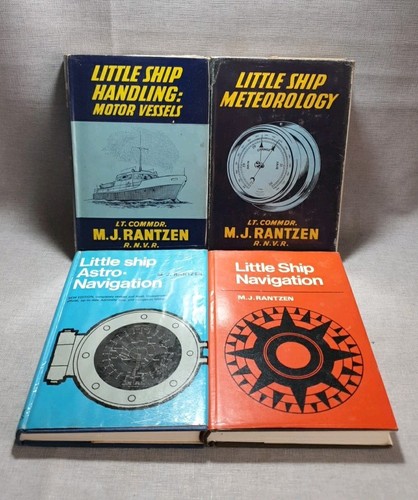 4X M. J. Rantzen Books Little Ship: Meteorology, Handling: Motor Vessels - Picture 1 of 3