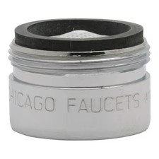Chicago Faucet E70jkabcp Laminar Outlet, 0.5 Gpm, 13/16-27 Male