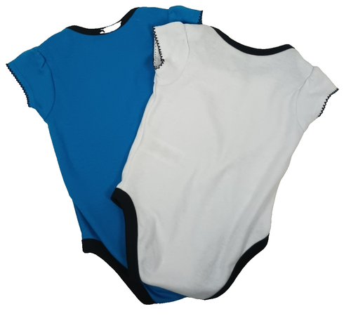 2 Florida Marlins Kleinkind 1 Stück weiß 0-3 M & blau 3-6 M neu ohne Etikett - Bild 6 von 9