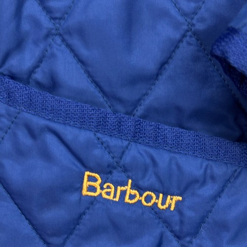 Barbour Jacket Adult Medium Blue Quilted Country Field Hunting Shooting Coat Men - Picture 4 of 10