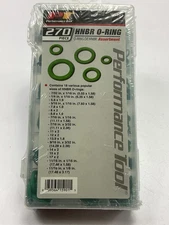 Performance Tool W5201 O-Ring Assortment, HNBR, Green, 270 -Piece