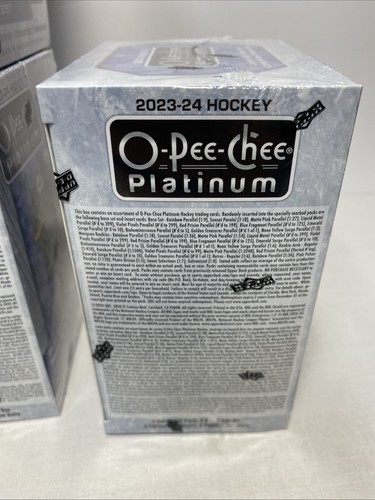 2023-24 O-Pee-Chee Platinum Hockey Blaster Caja Sellada de Fábrica *Connor Bedard RC - Imagen 11 de 20