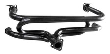 Empi 1-3/8 Inch Black Header Only Small 3 Bolt Flange for Beetle - 3682