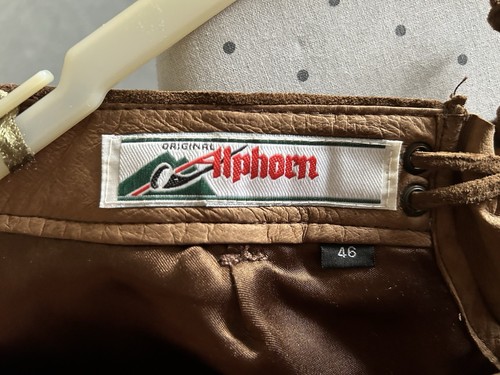 🤩 Original Alphorn Lederhose Tracht, Größe 46 👍🏻 - Bild 4 von 8