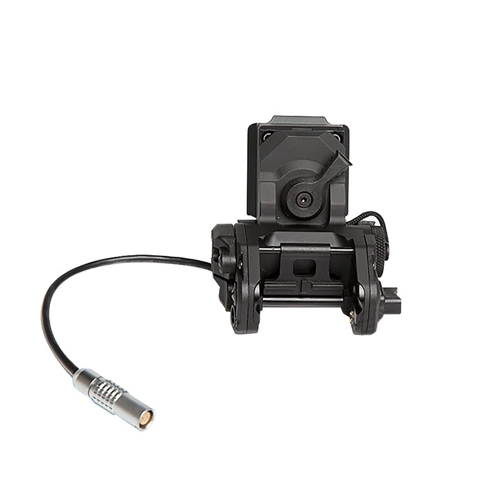 Montaje táctico GSGM NVG con placa adaptadora de cubierta de casco para visión nocturna ANVIS Foto 3 de 4